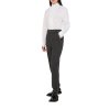 THE EMBROIDERED WOOL CANVAS PANTS